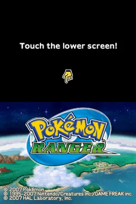 Pokemon Ranger (USA) screen shot title